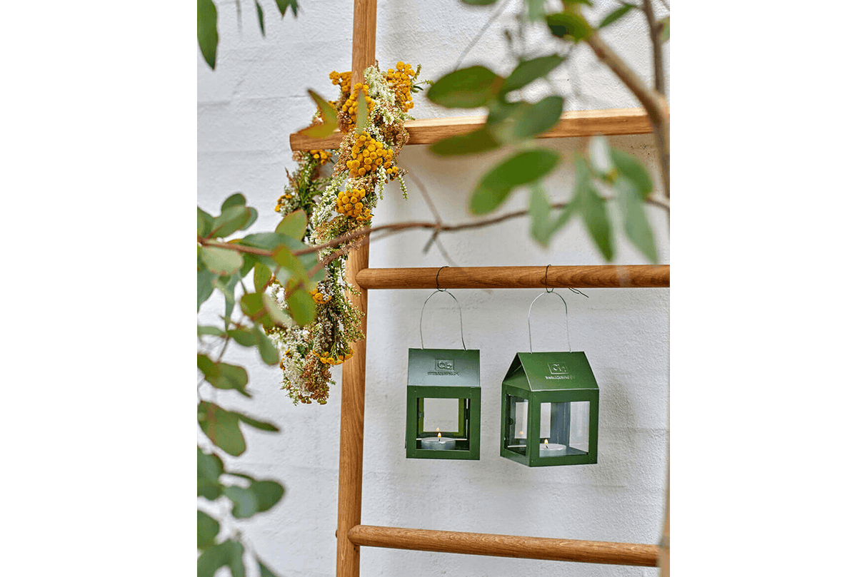 A2 living mini lantern with a handle