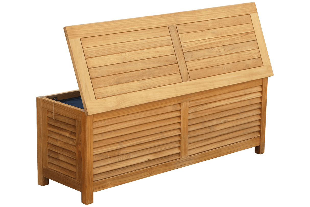 Agnes teak storage bench 125 cm