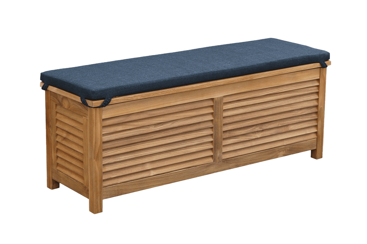 Agnes teak storage bench 125 cm