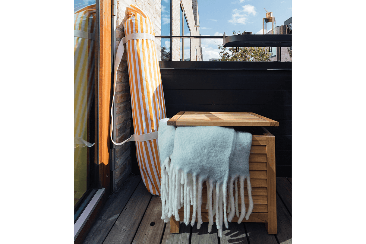 Agnes teak storage bench 50 cm