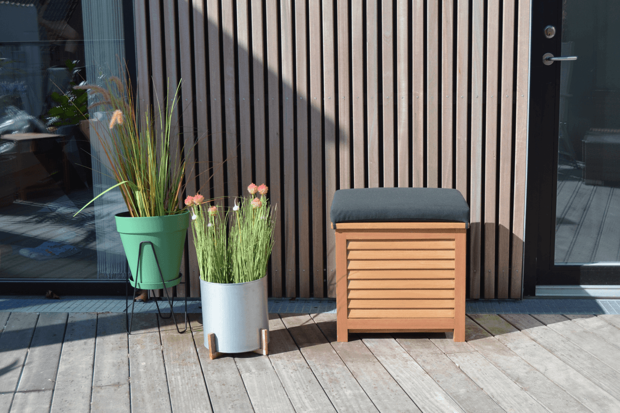 Agnes teak storage bench 50 cm