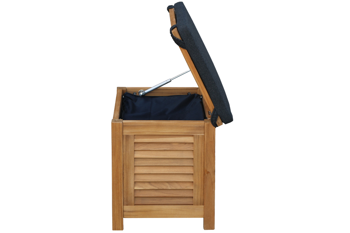 Agnes teak storage bench 50 cm