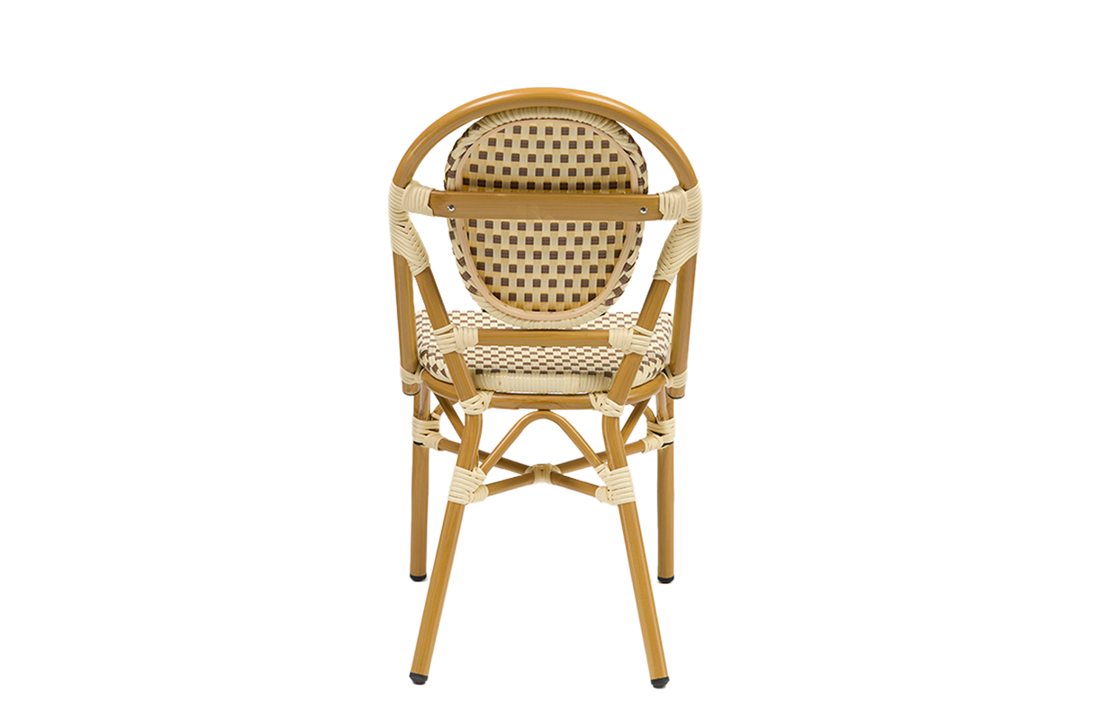 Colette café chair in French weave