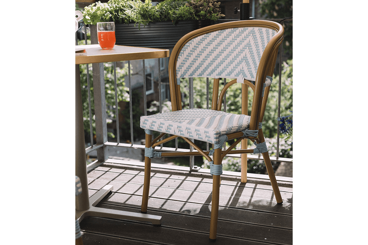 Delphine café chair in French weave