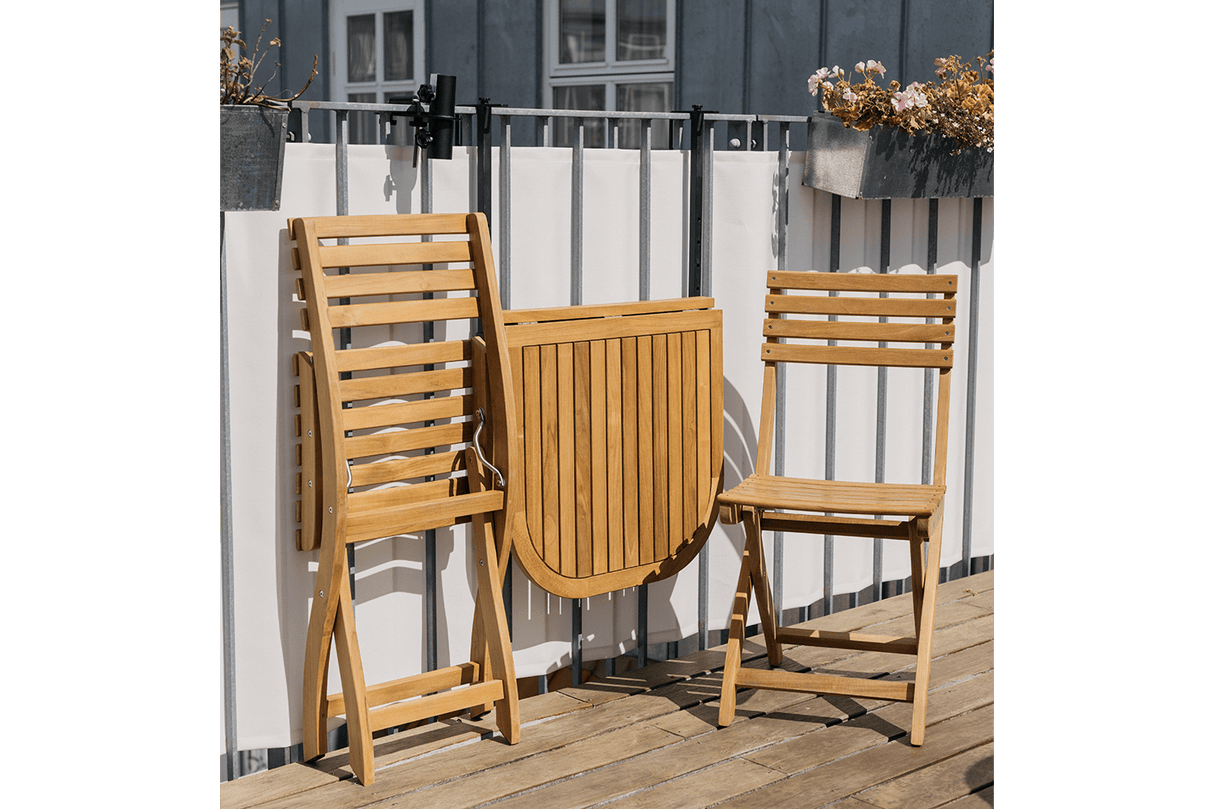 Ida teak hanging table 60 x 60 cm