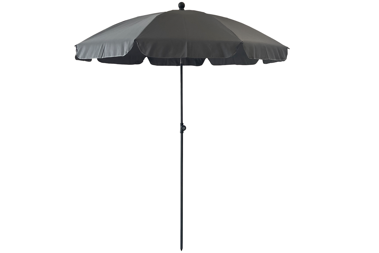 Jamila solid color parasol with tilt Ø150 cm
