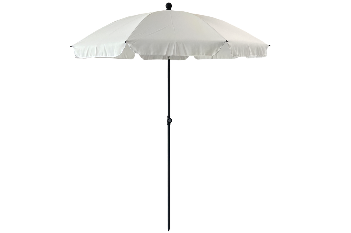 Jamila solid color parasol with tilt Ø150 cm