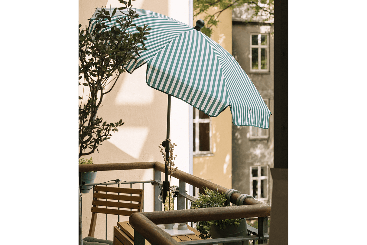 Jamila stripe parasol with tilt Ø130 cm