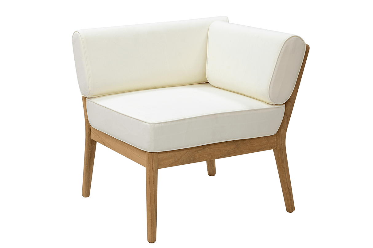 Sienna teak lounge sofa - corner