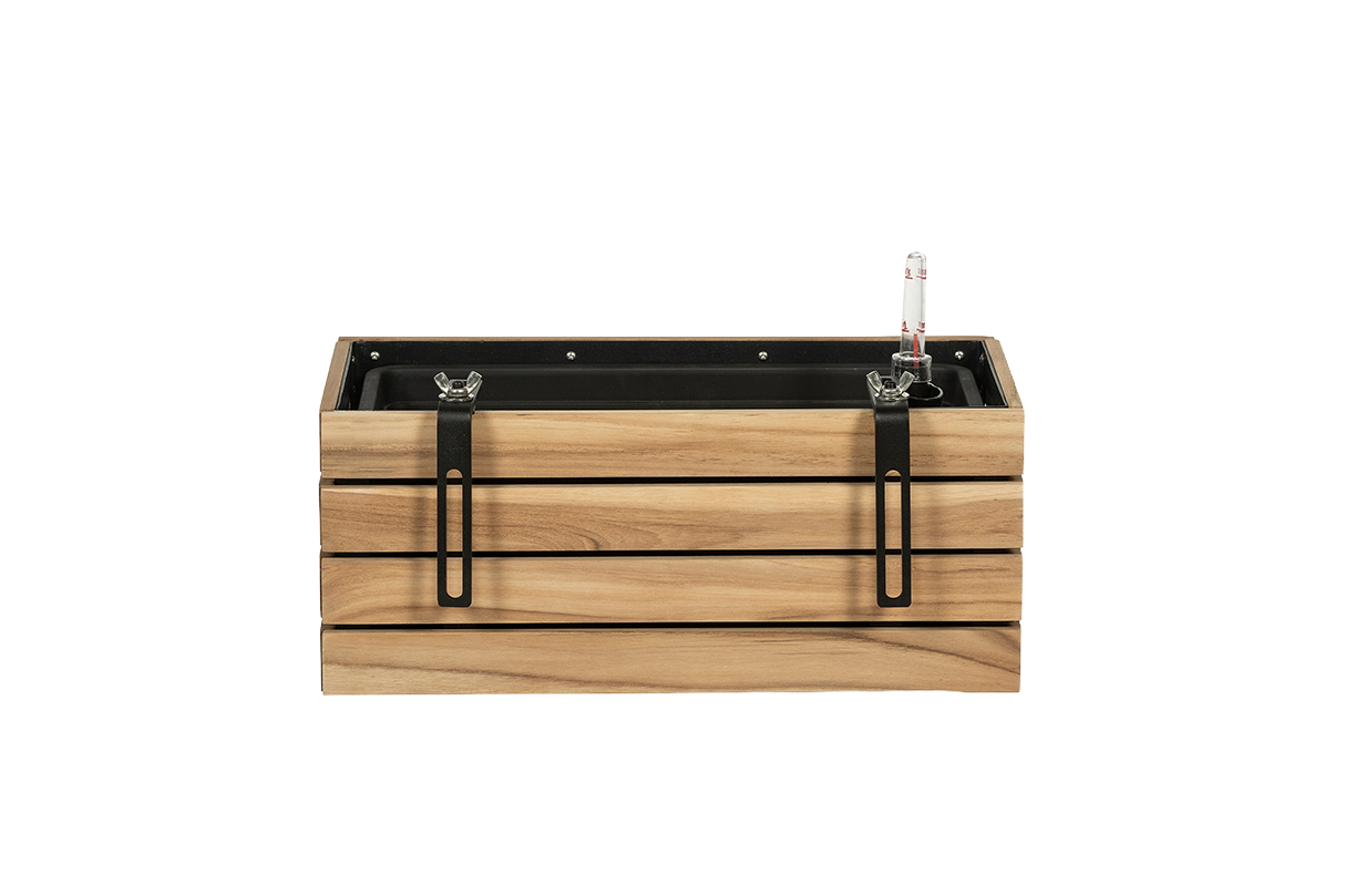 Maja teak balcony flower box 40 / 60 / 80 cm