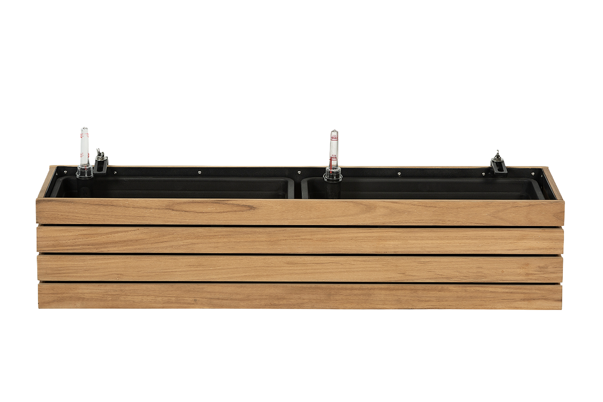 Maja teak balcony flower box 40 / 60 / 80 cm