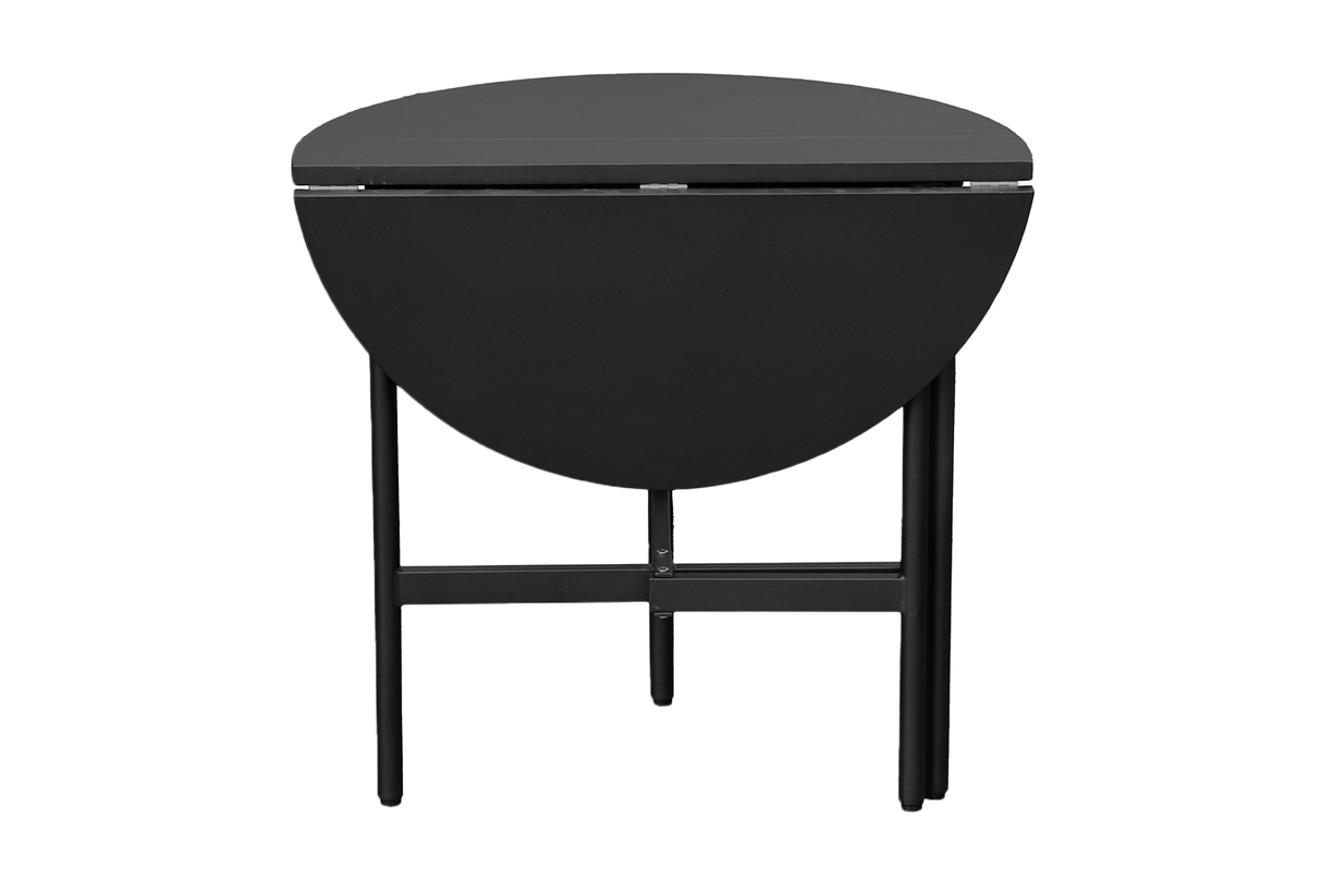 Clara metal gateleg table Ø80 cm