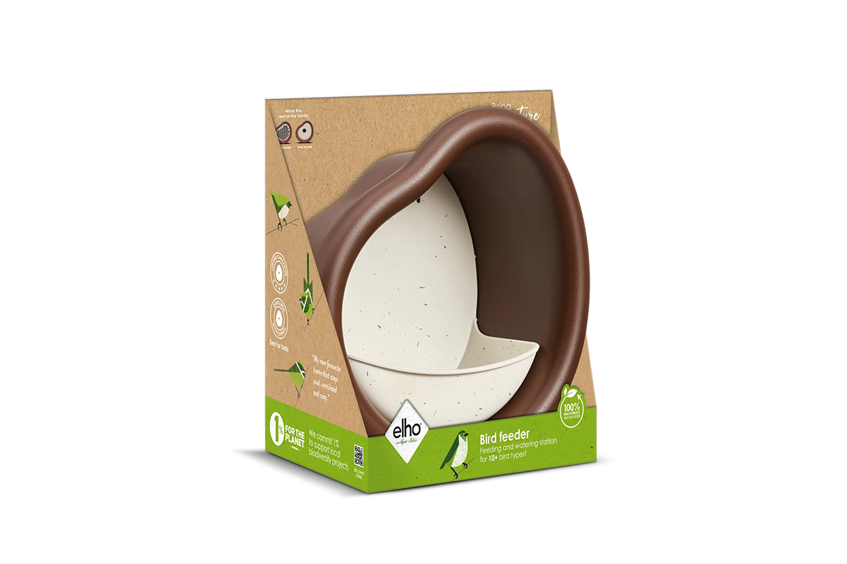 Organic bird feeder