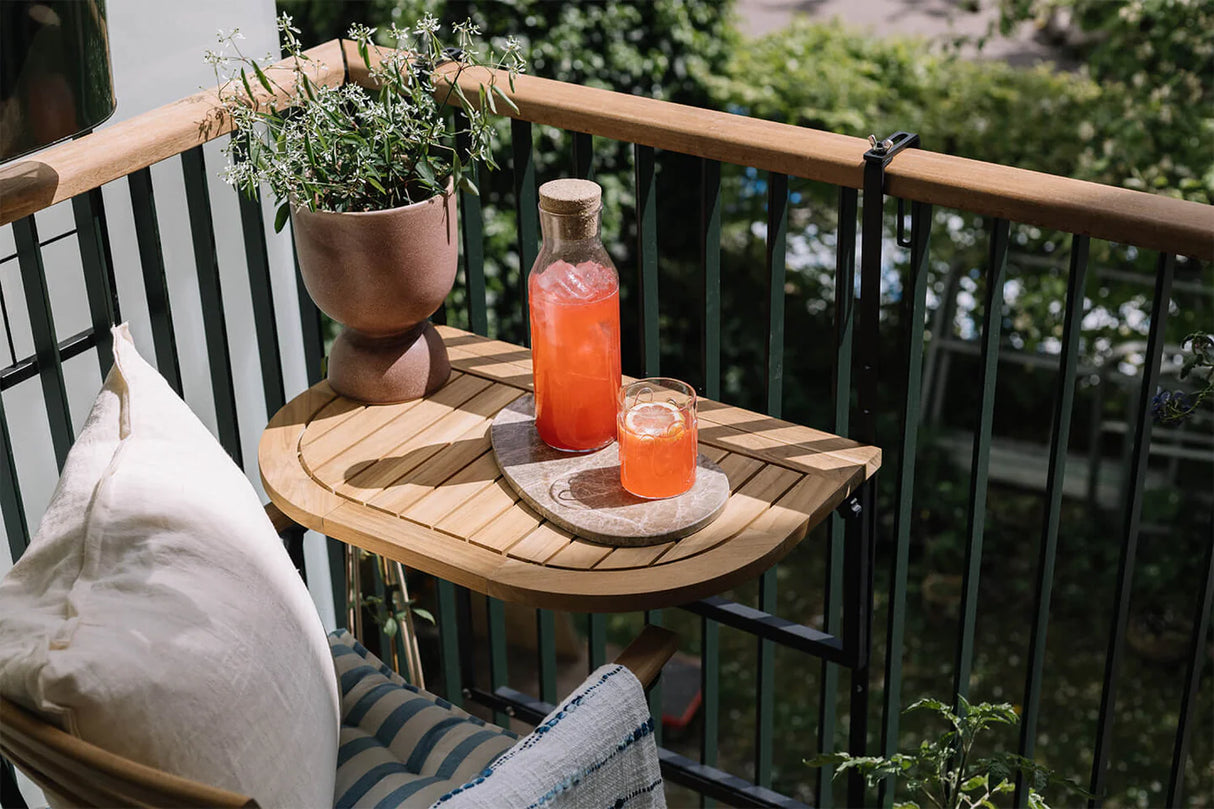 Ida teak hanging table 60 x 40 cm