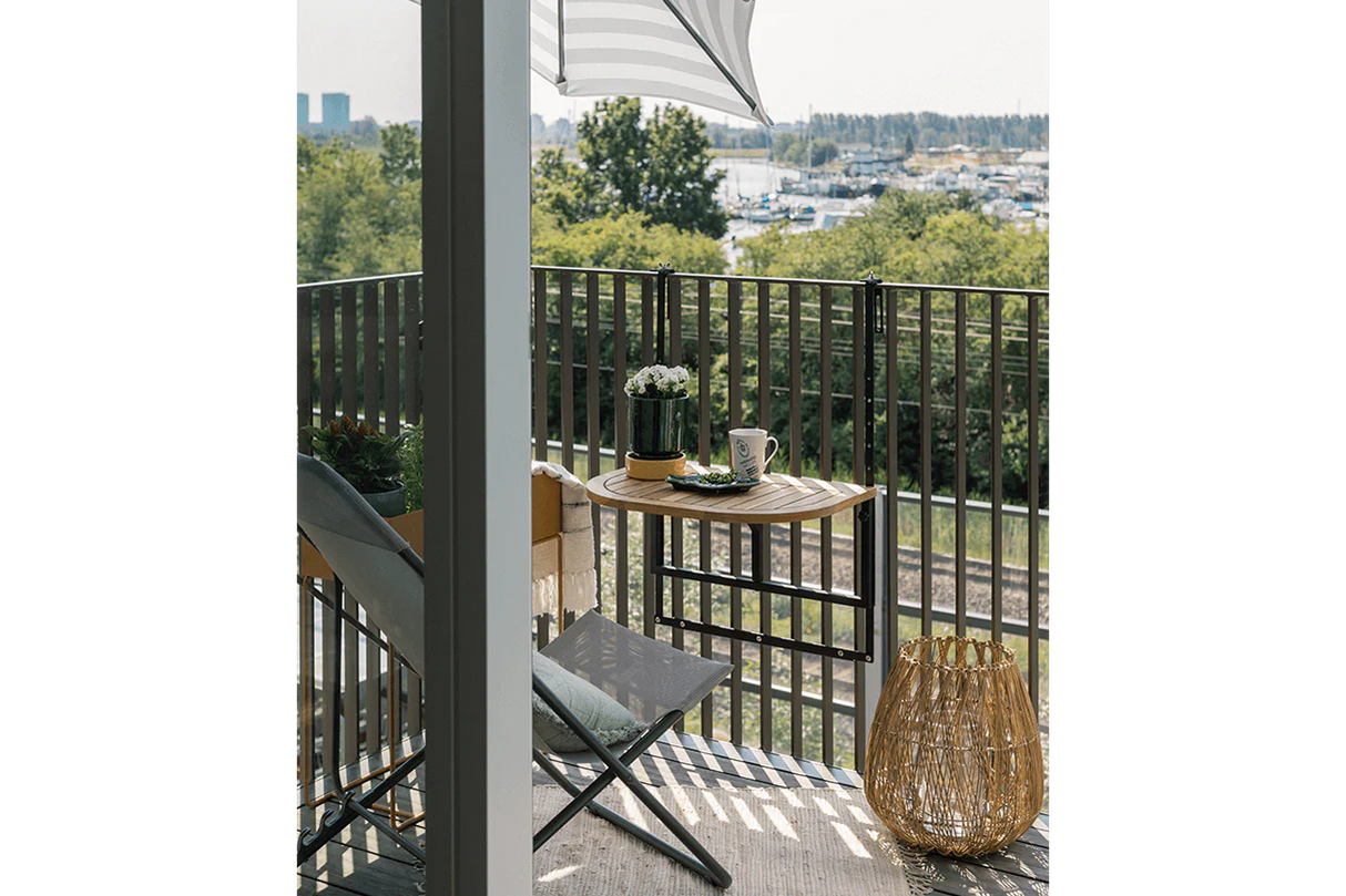 Ida teak hanging table 60 x 40 cm