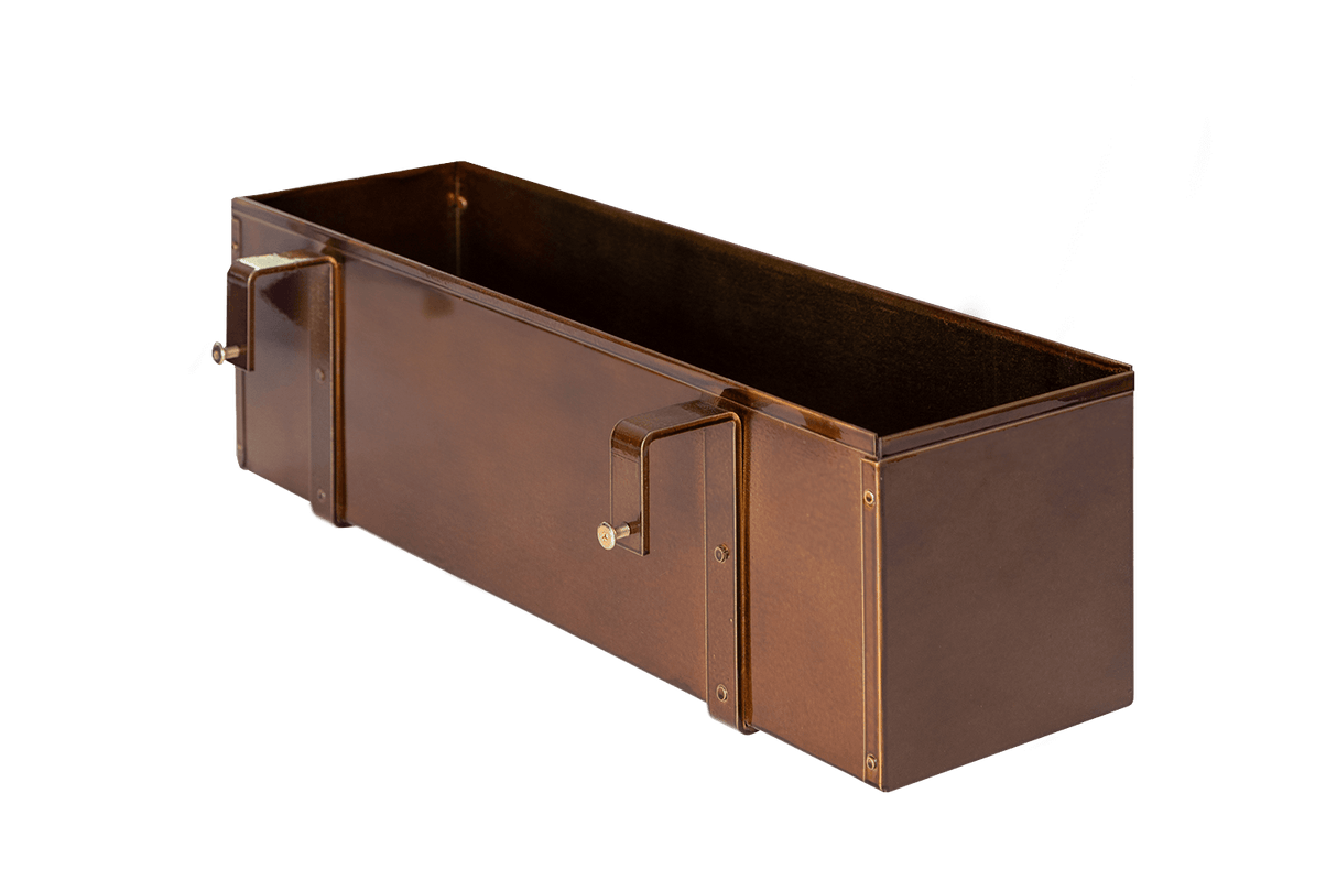 Liva copper balcony flower box 60 / 80 / 100 cm