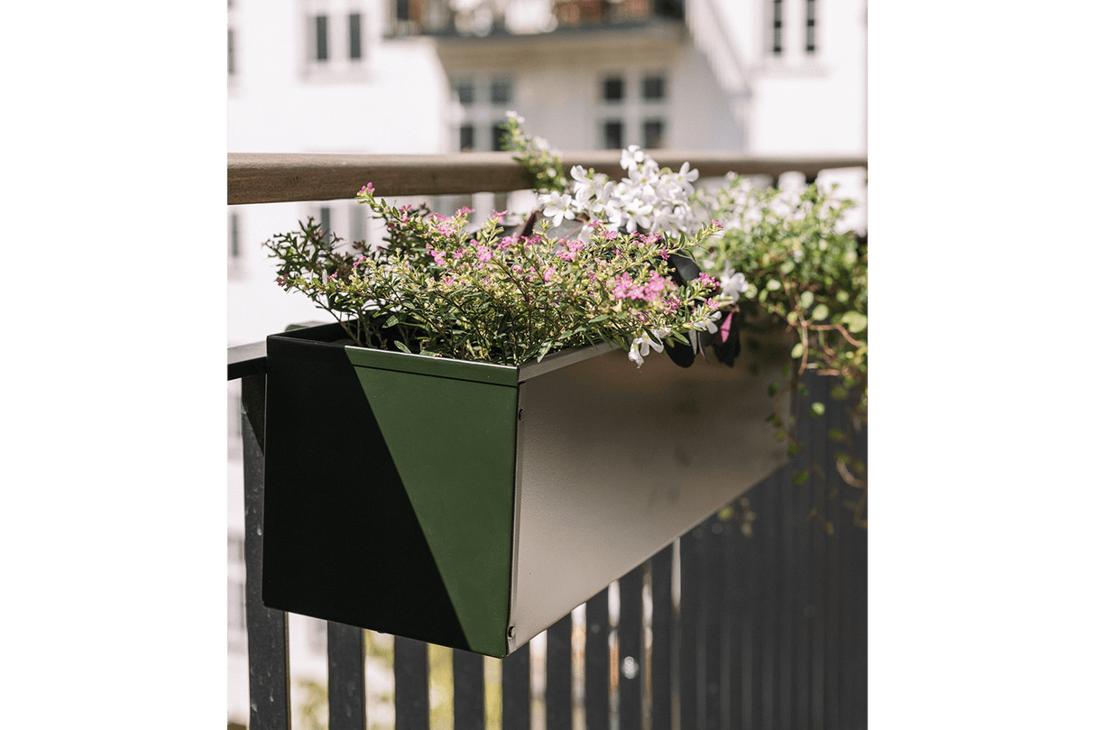 Liva green balcony flower box 60 / 80 / 100 cm
