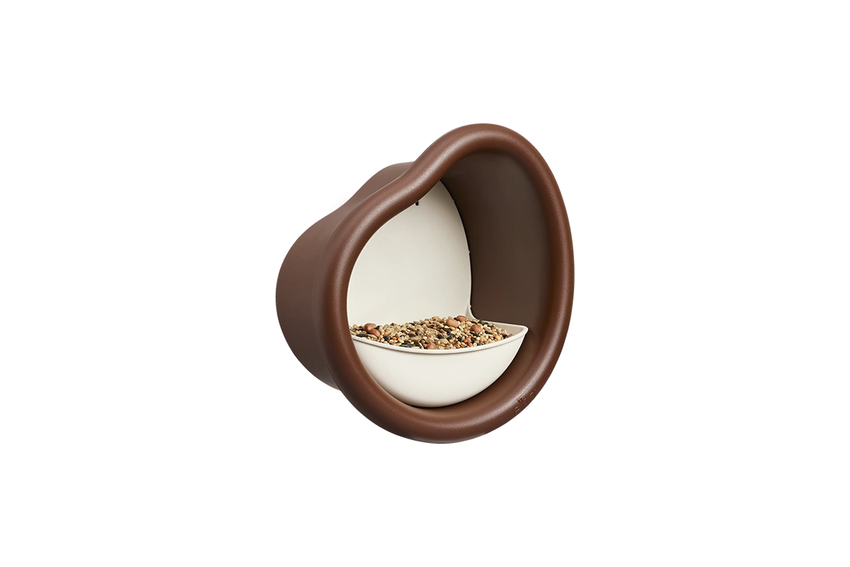 Organic bird feeder
