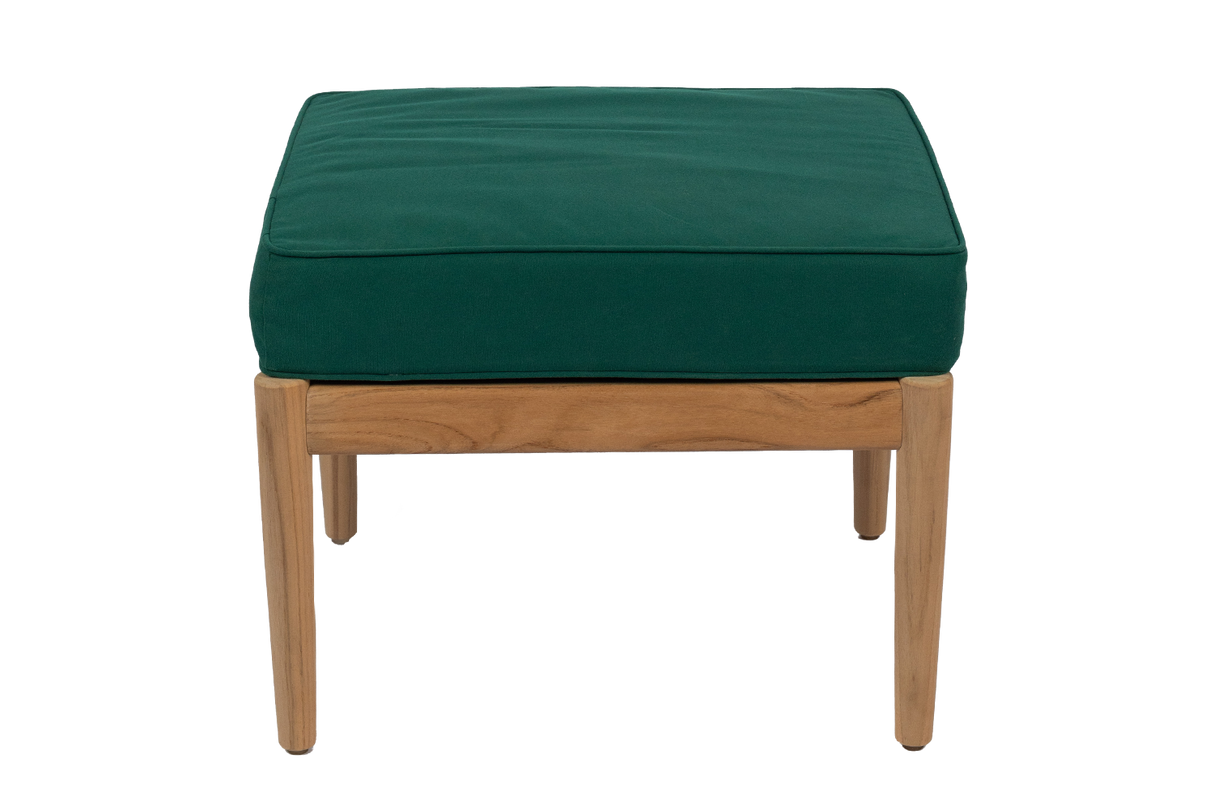 Sienna teak pouf / table