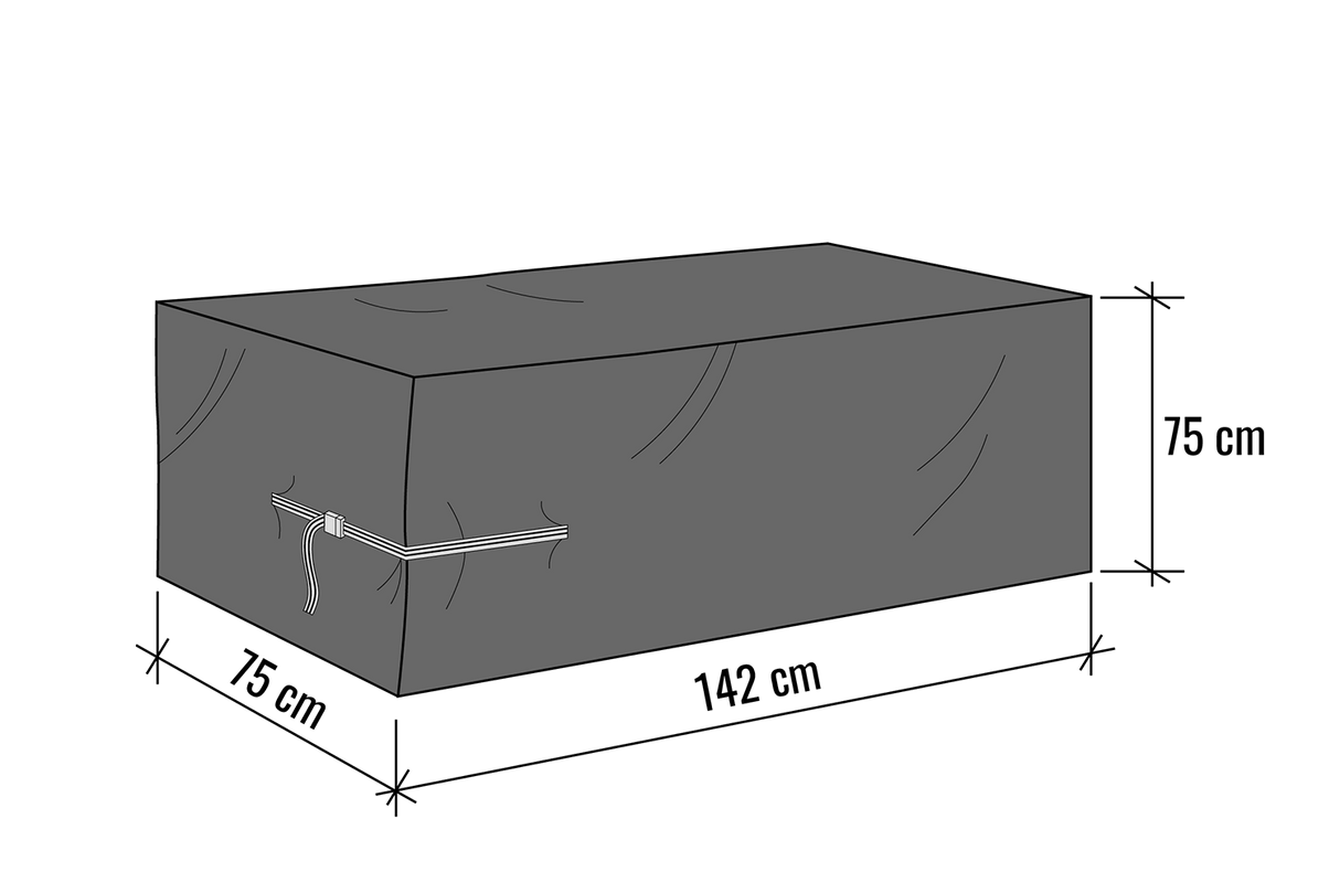 Solid furniture cover 142 x 75 x 75 cm