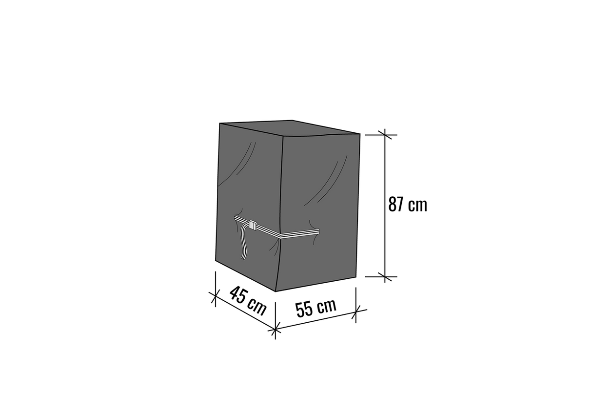 Solid furniture cover for Dora barbecue table