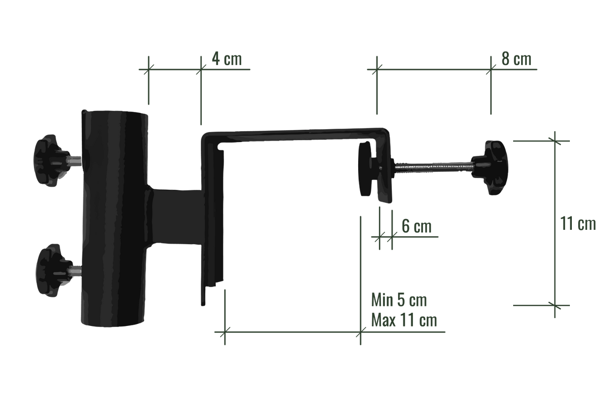 Sumo parasol bracket
