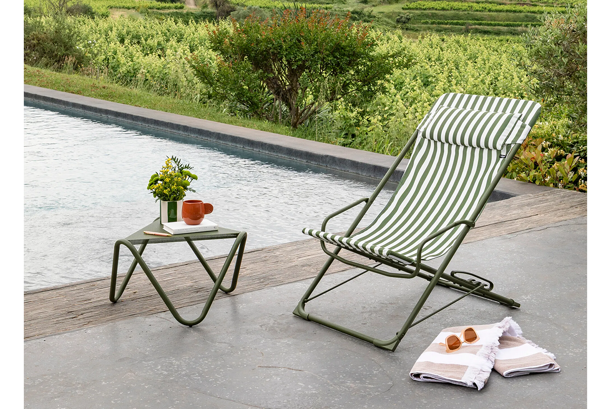 Transaswing airlon rocking deckchair