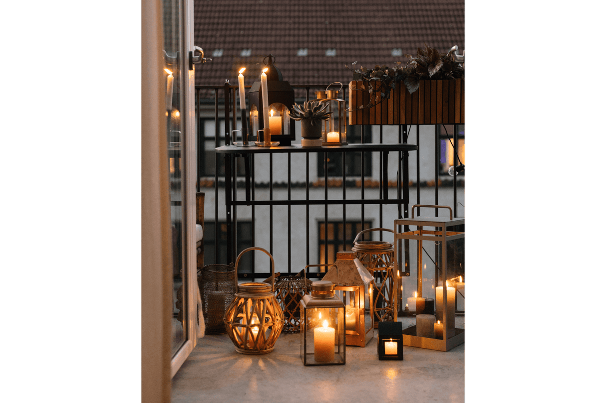 A2 living copper lantern 17 x 33,5 cm