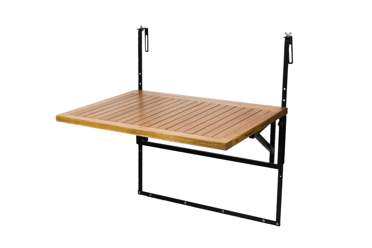 Alma teak hanging table with drying rack 100 x 60 cm