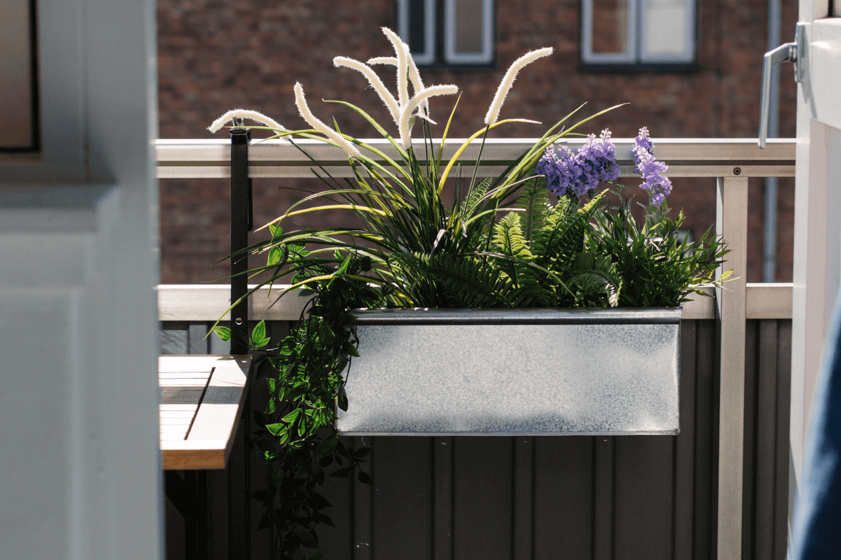 Esther zinc balcony flower box 40 / 60 / 80 cm