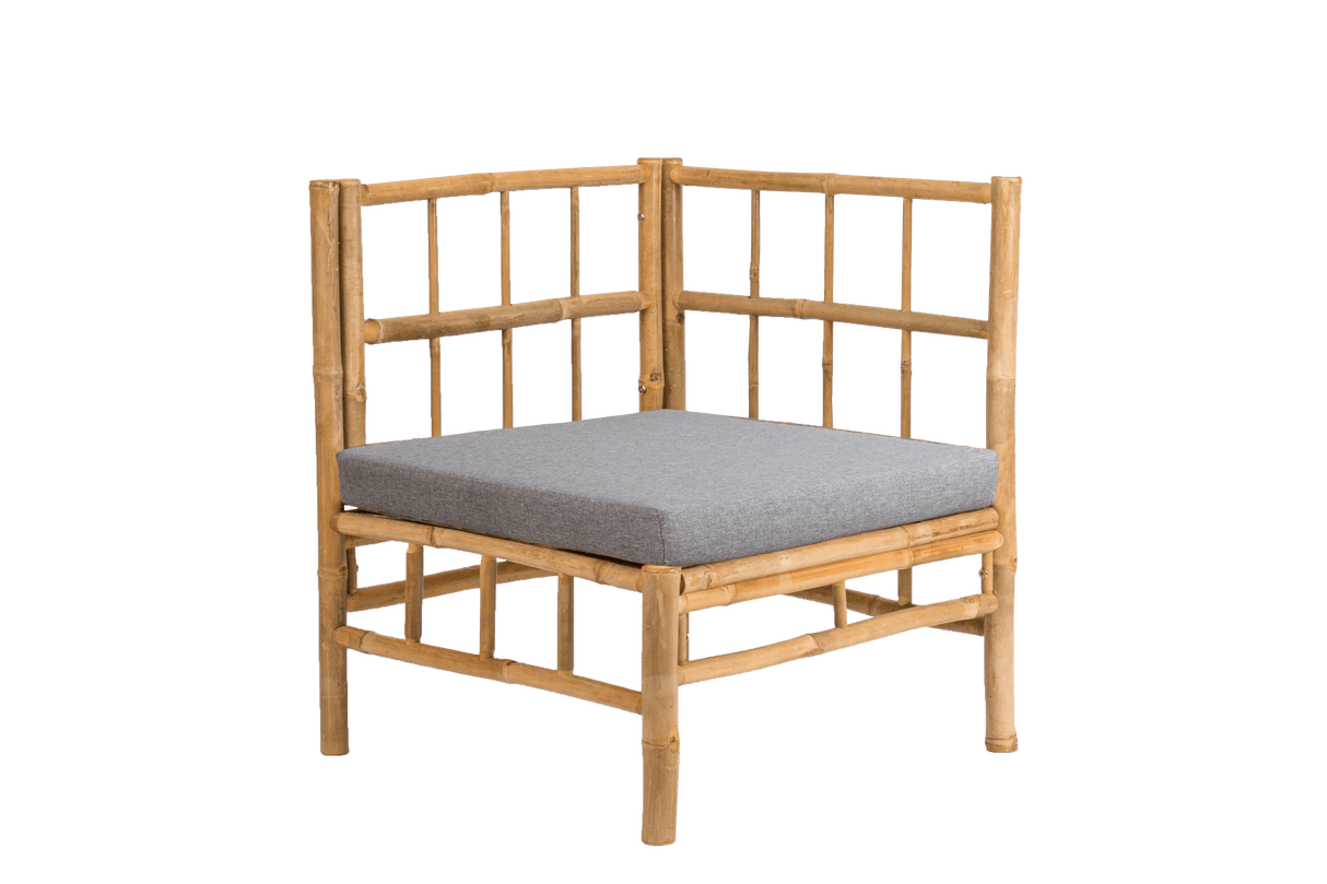 Beate bamboo lounge sofa - corner
