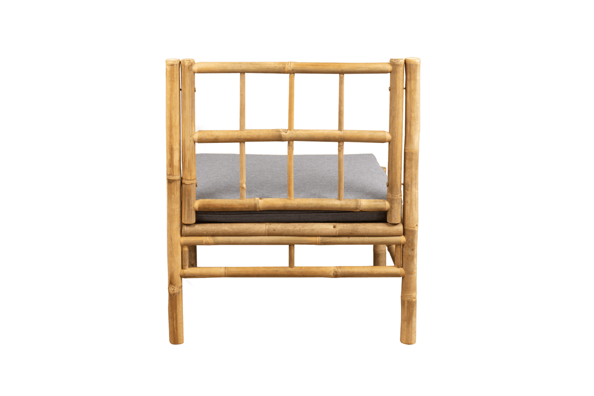 Beate bamboo lounge sofa - middle