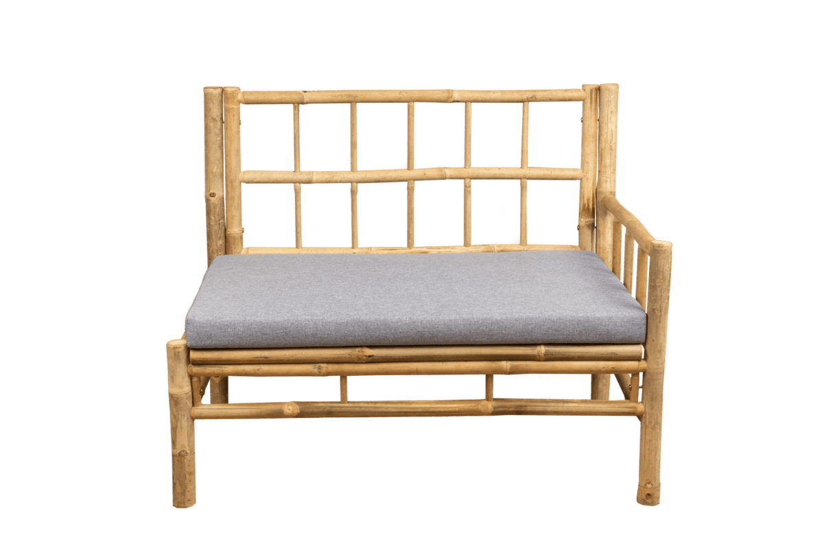 Beate bamboo lounge sofa - right