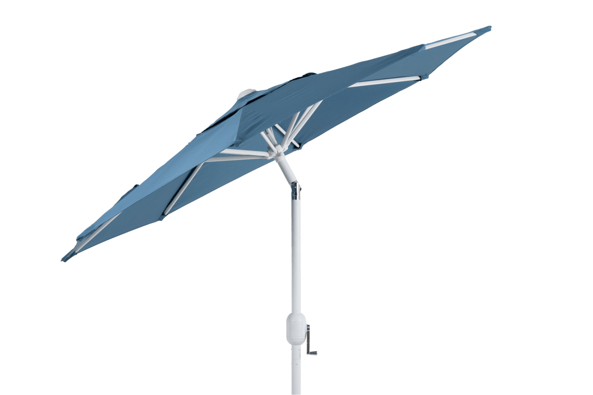 Cambre solid color parasol with a white pole Ø200 cm