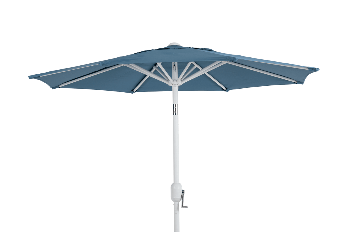 Cambre solid color parasol with a white pole Ø200 cm