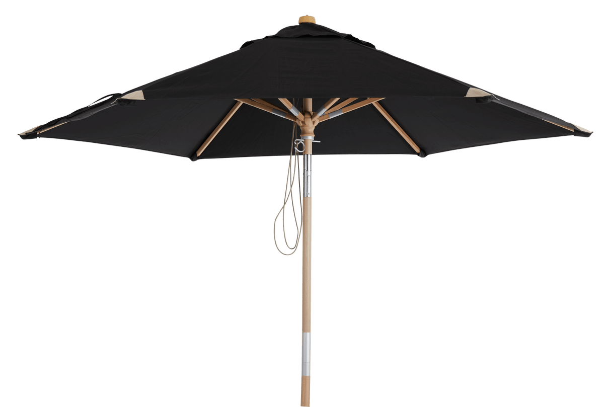 Trieste solid color parasol with tilt Ø250 cm