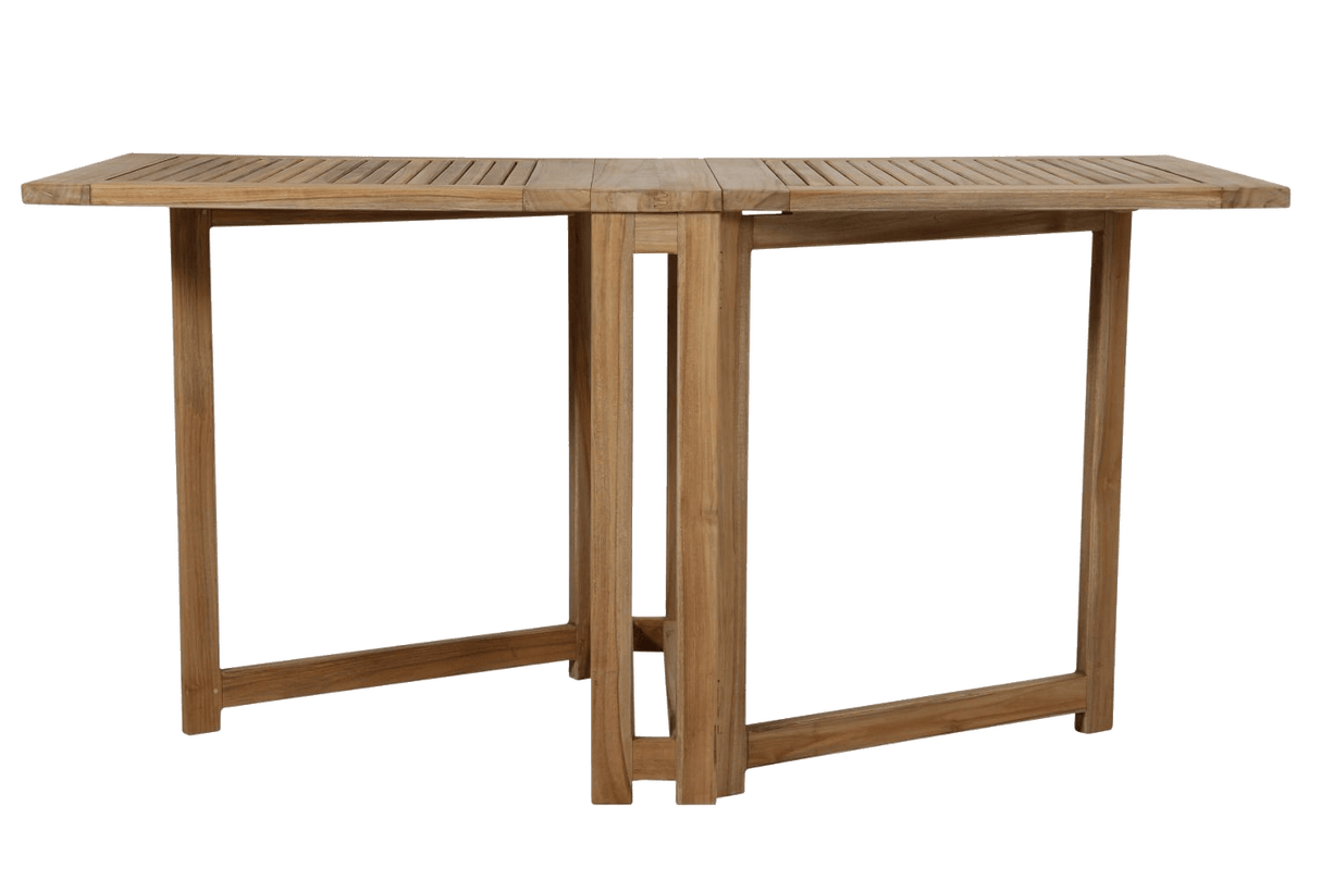 Turin teak butterfly gateleg table 146 x 70 cm