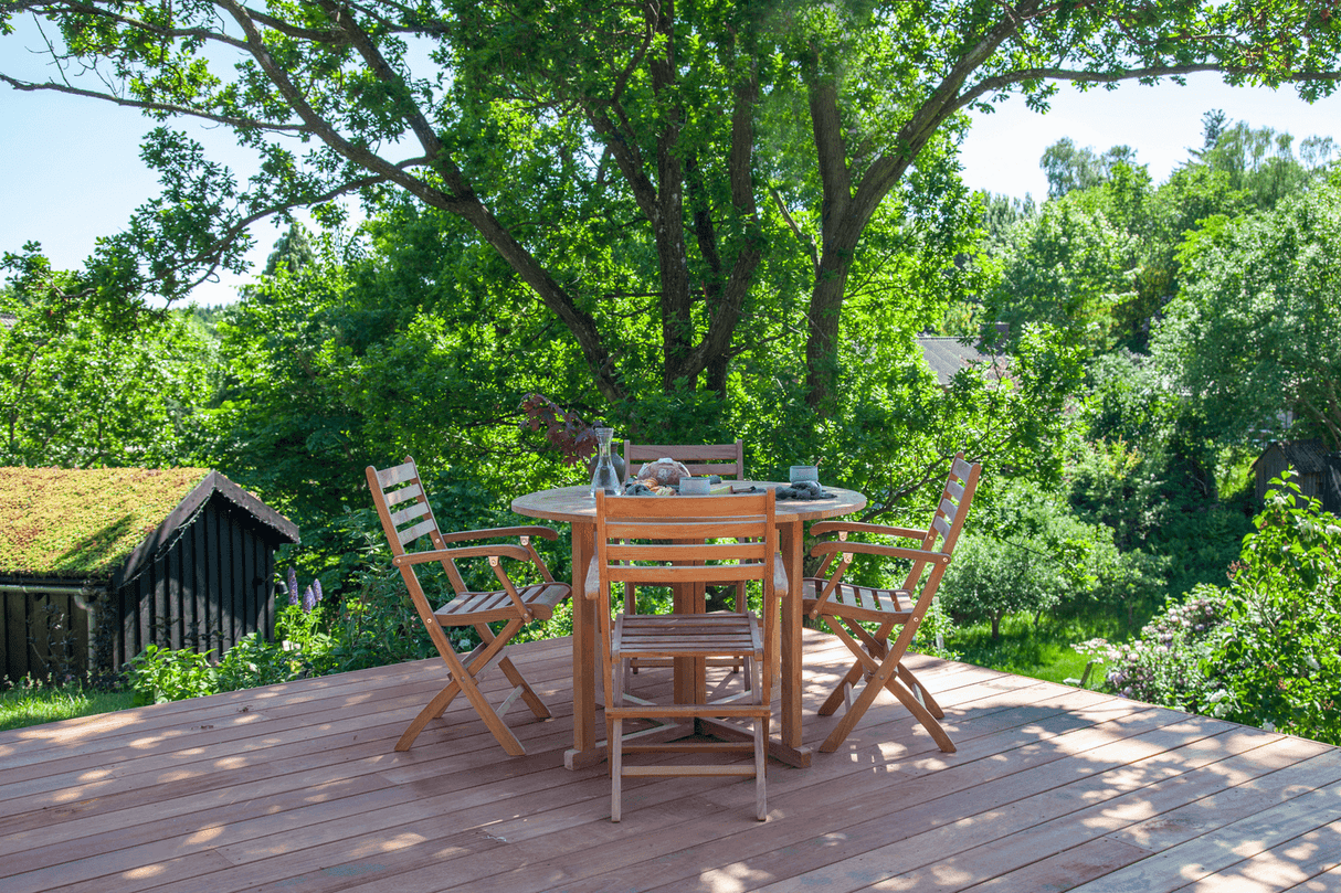 Butterfly folding table Ø110 cm