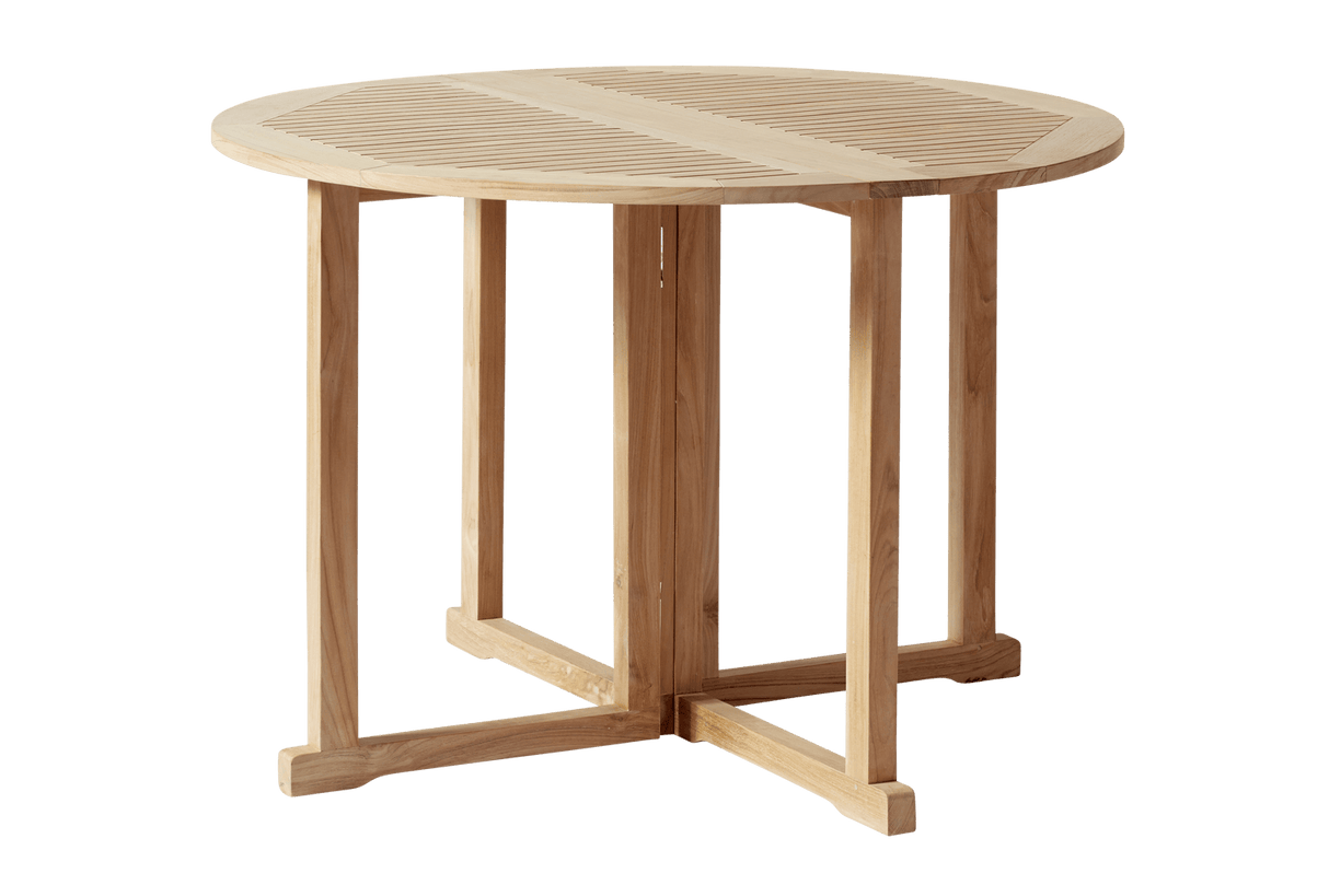 Butterfly folding table Ø110 cm