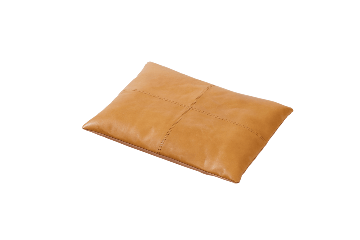 Leather cushion 45 x 35 cm Balcony Living Cph