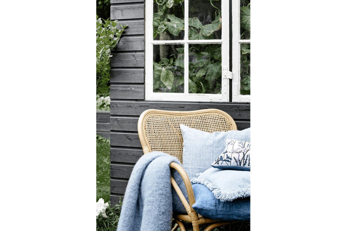 Mathea wool blanket melange