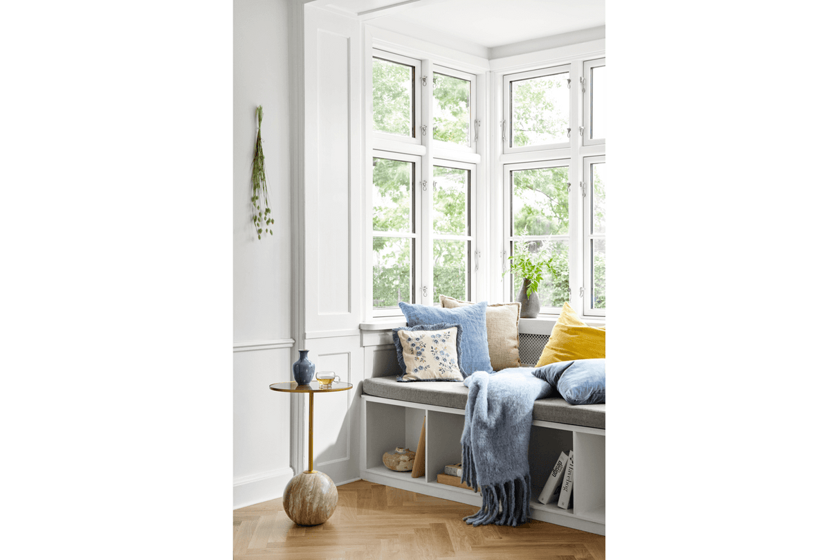 Mathea wool blanket melange