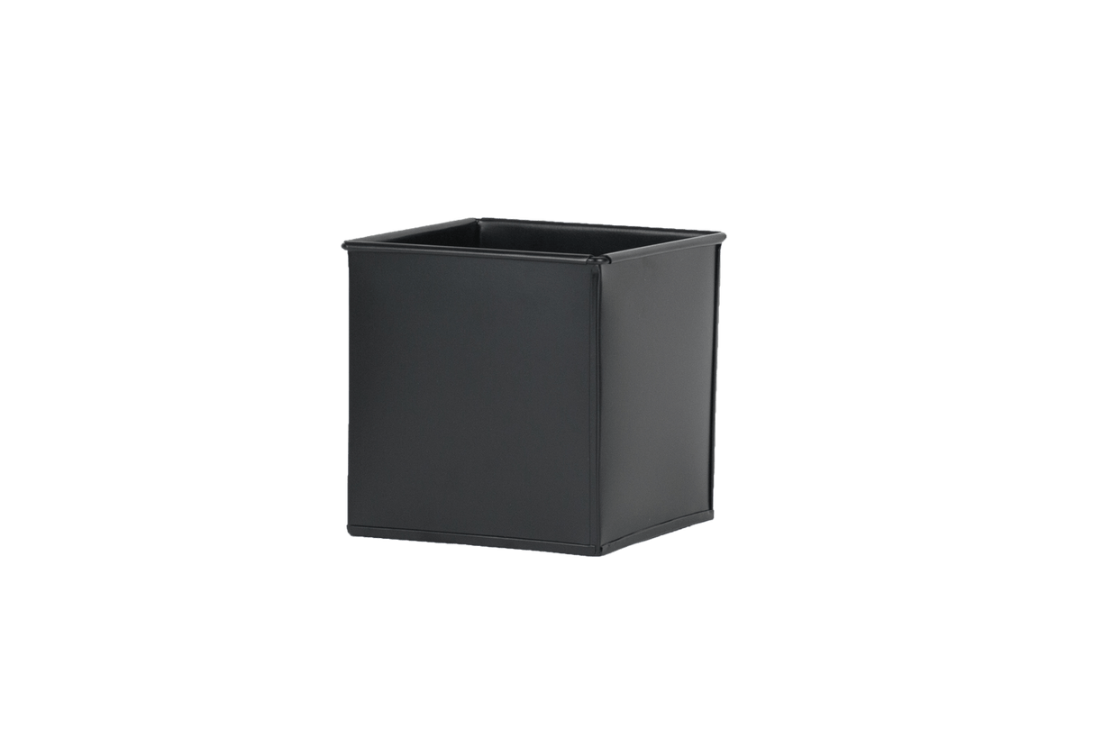Fiona black plant box for wall grid 14 x 14 / 17 x 17 cm