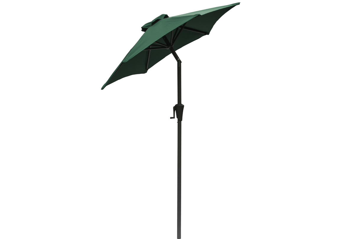 Frida solid color parasol with hoist and tilt Ø160 / Ø200 cm