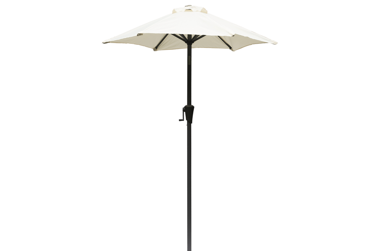 Frida solid color parasol with hoist and tilt Ø160 / Ø200 cm