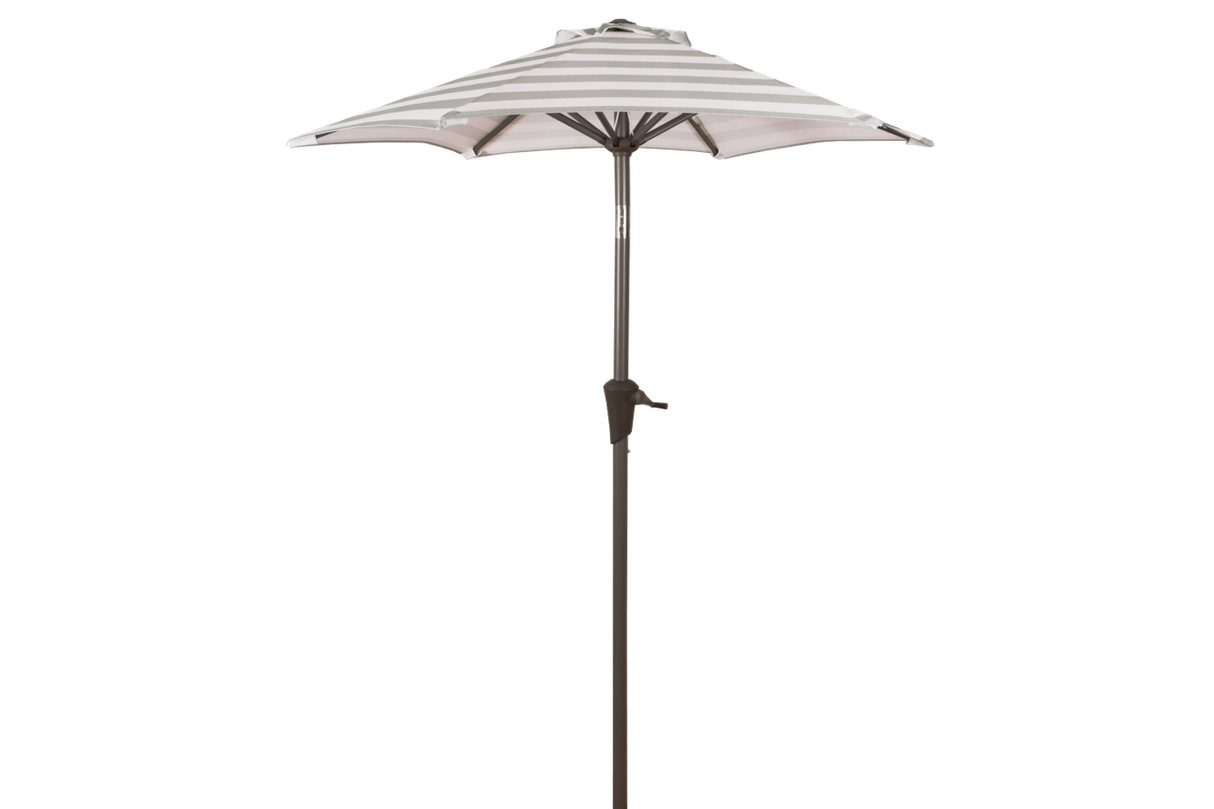 Frida stripe parasol with hoist and tilt Ø160 / Ø200 cm
