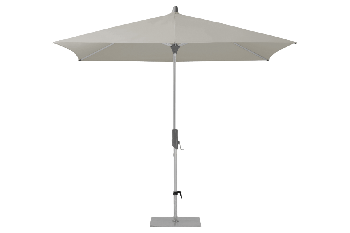 Alu twist easy parasol with hoist 250 x 200 cm