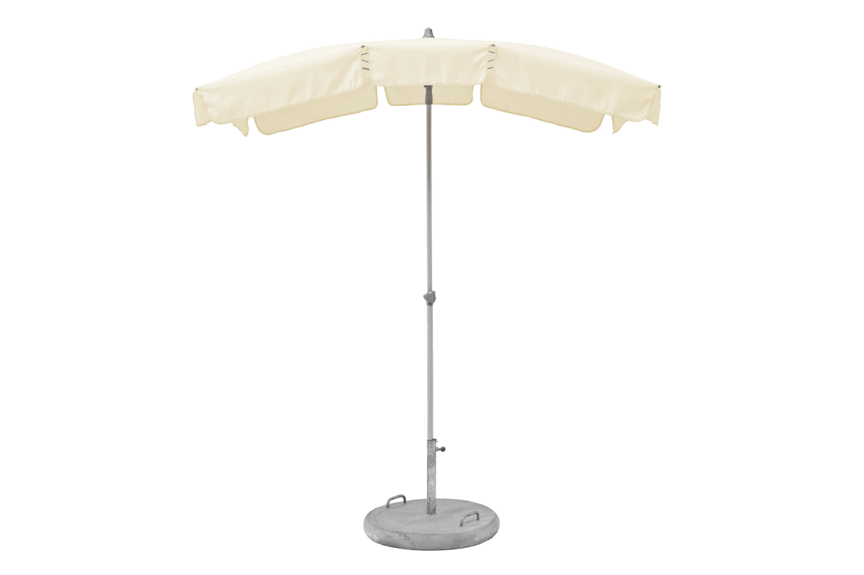 Siesta solid color parasol with tilt 180 x 130 cm
