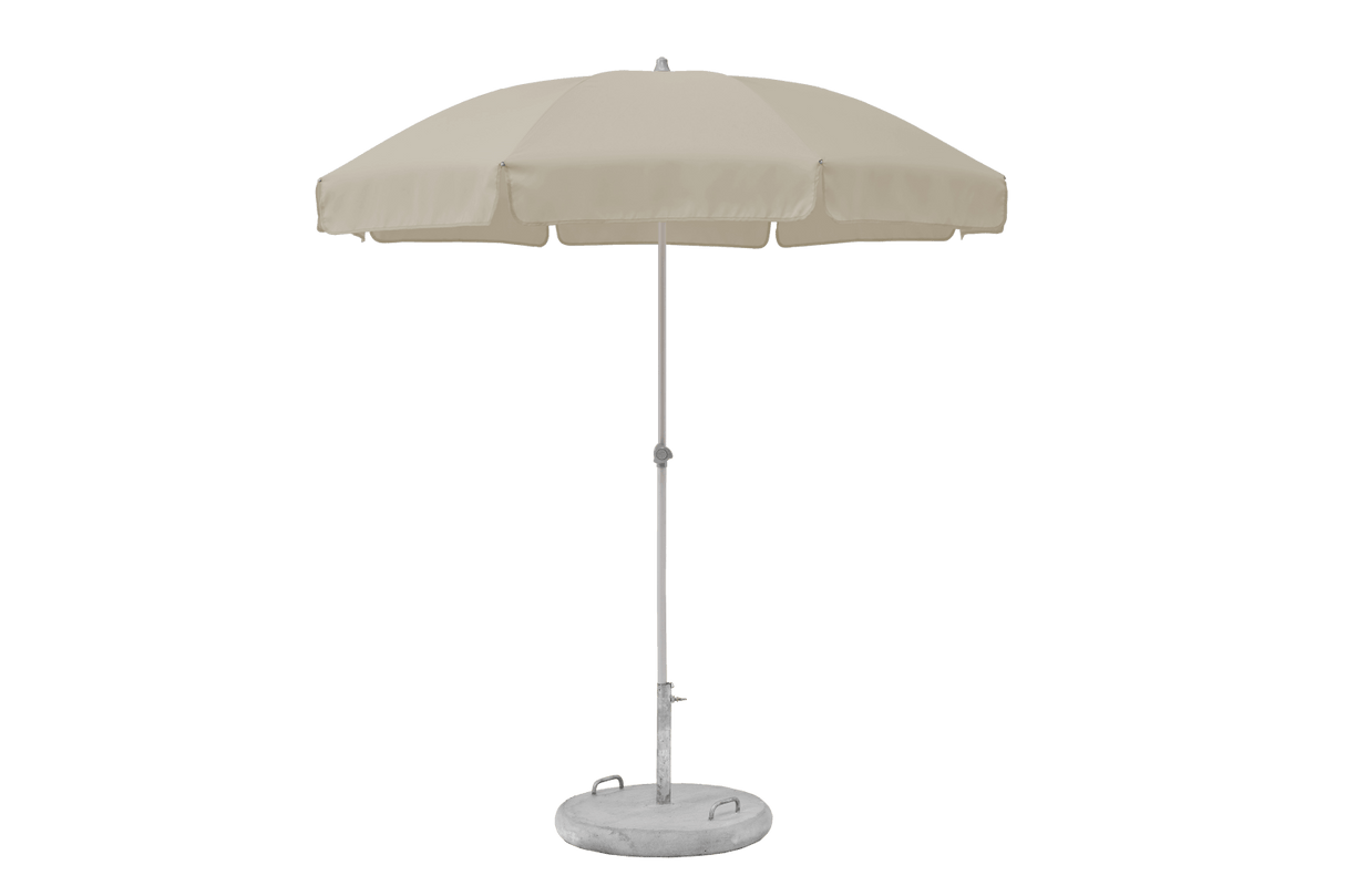 Siesta solid color parasol with tilt Ø180 cm