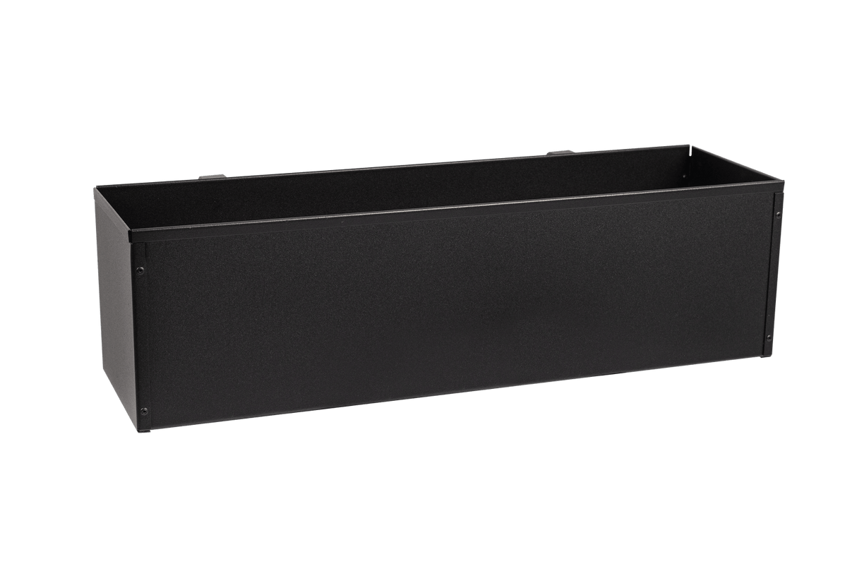 Liva black balcony flower box 60 / 80 / 100 cm